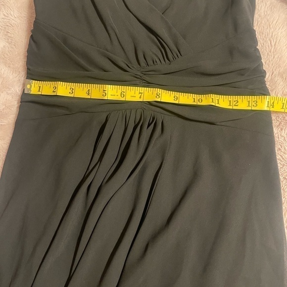 London Times Black Sheer Formal Dress size 6 - Picture 4 of 9